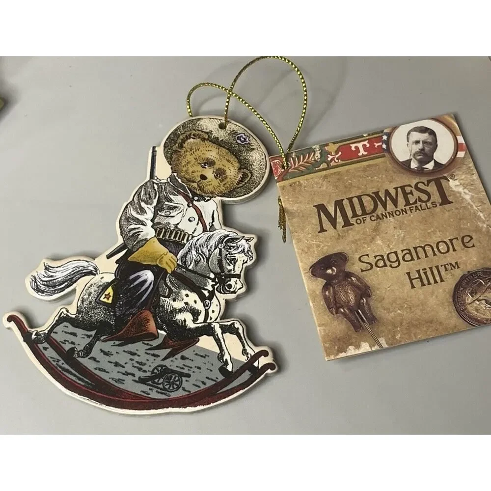 Midwest‎ Of Cannon Falls Teddy Bear Christmas Ornament Sagamore Hill